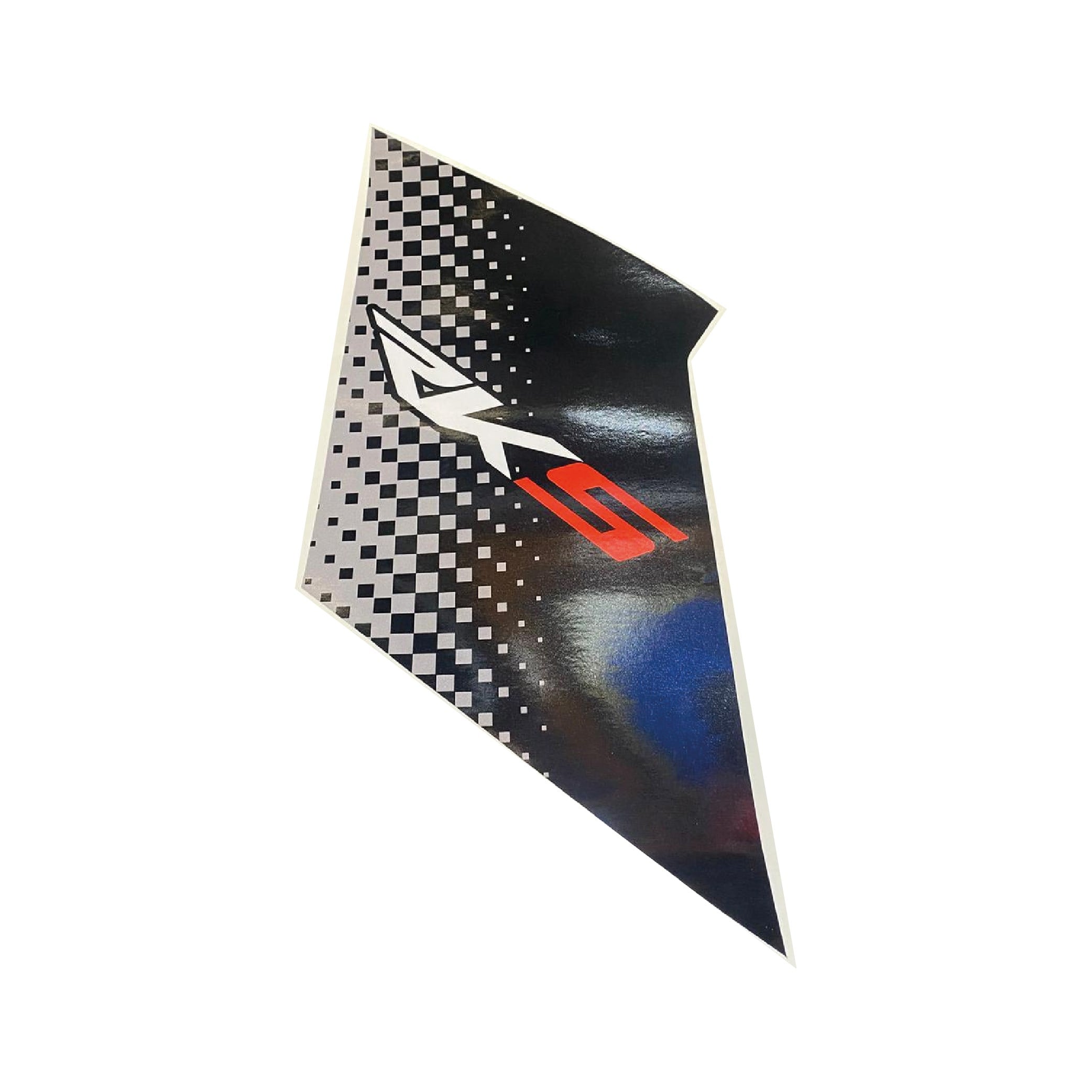 RKS (QJ MOTOR) MAVİ SRK 125R SOL GRENAJ ORJİNAL TASARIM STICKER ETİKET MODELİ