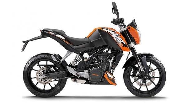KTM Duke 200 Orjinal Tasarım Ön Grenaj ve Arka Kuyruk Sticker Modeli Beyaz