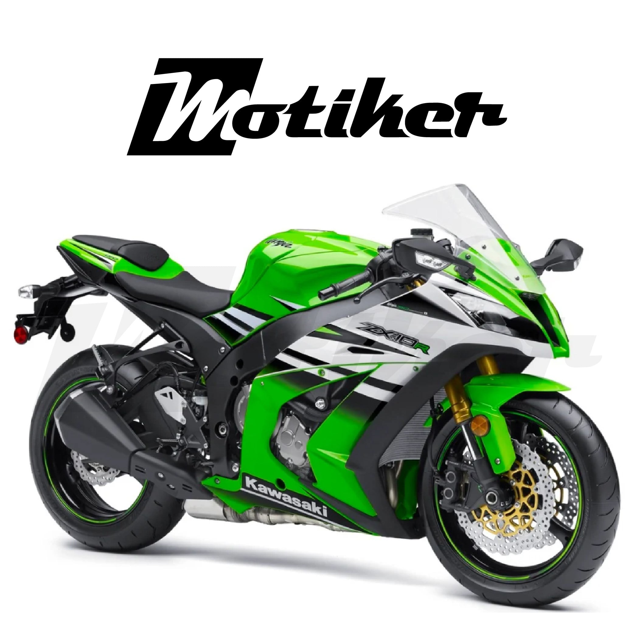 Kawasaki Ninja ZX-6R Orjinal Tasarım Sticker Etiket Modeli
