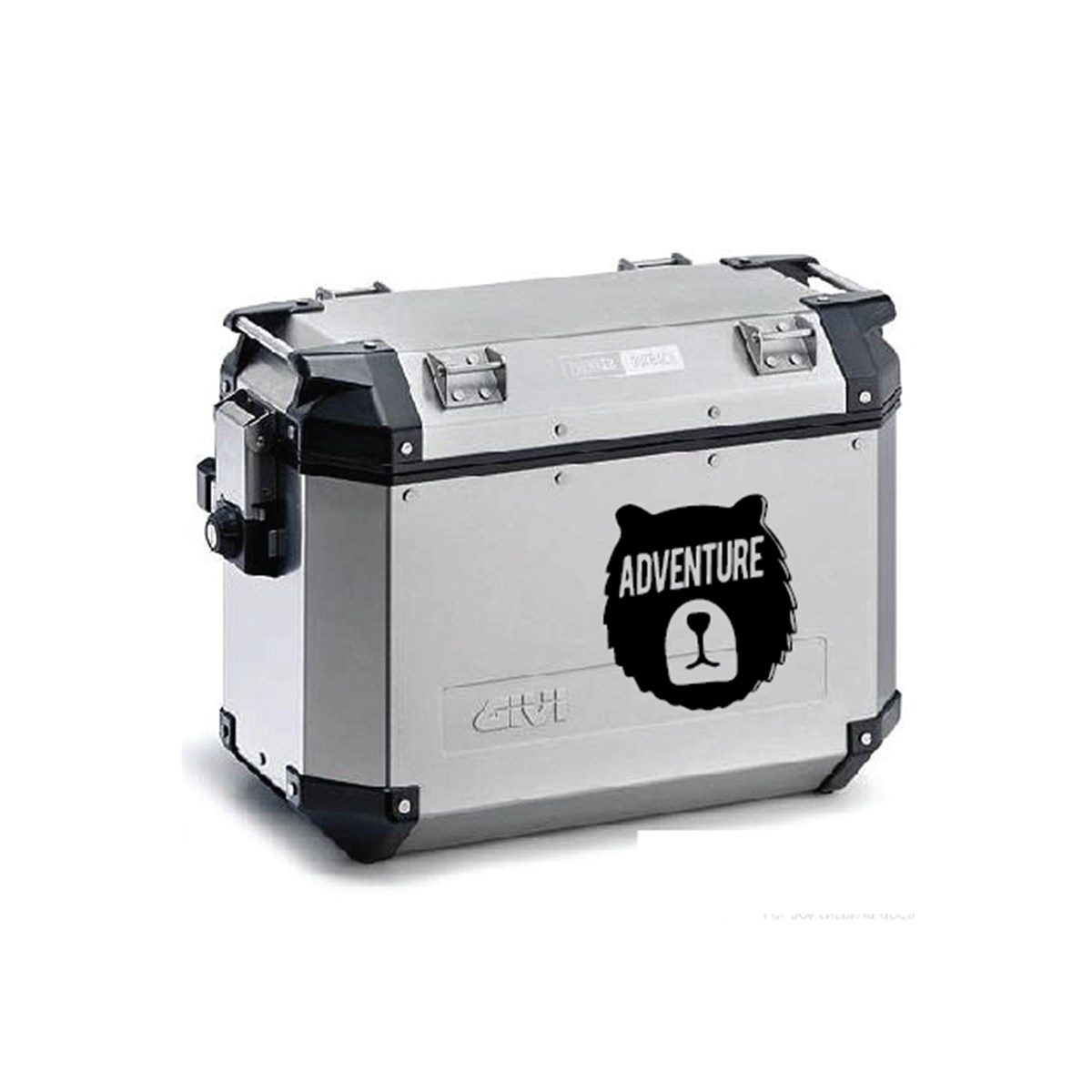 Givi Çanta Ayı Desenli Sticker Etiket Modeli