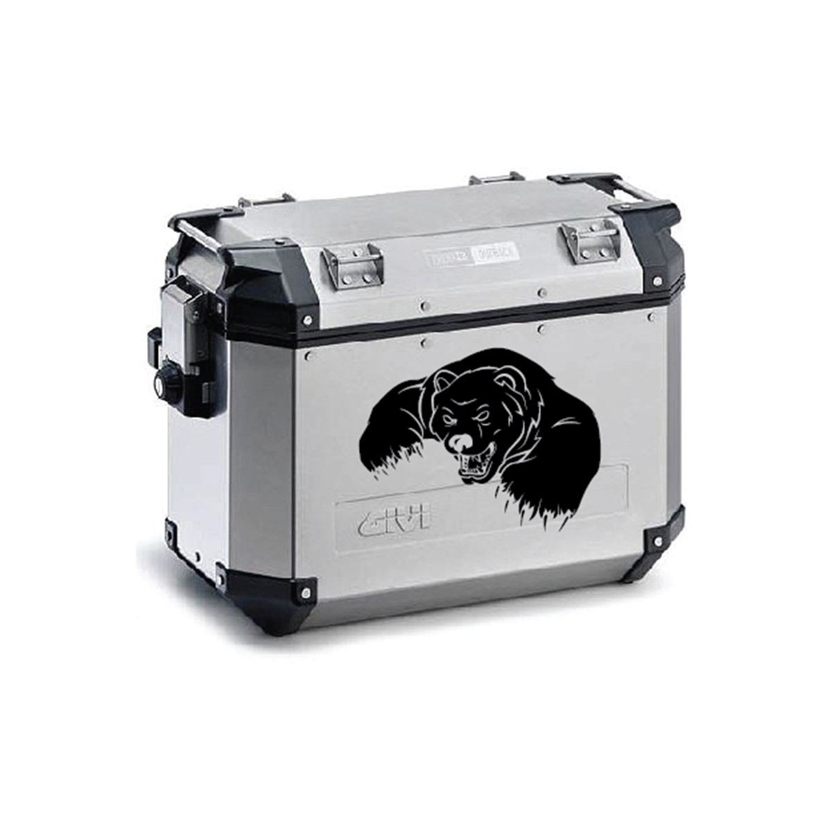Givi Çanta Ayı Desenli Sticker Etiket Modeli - 2