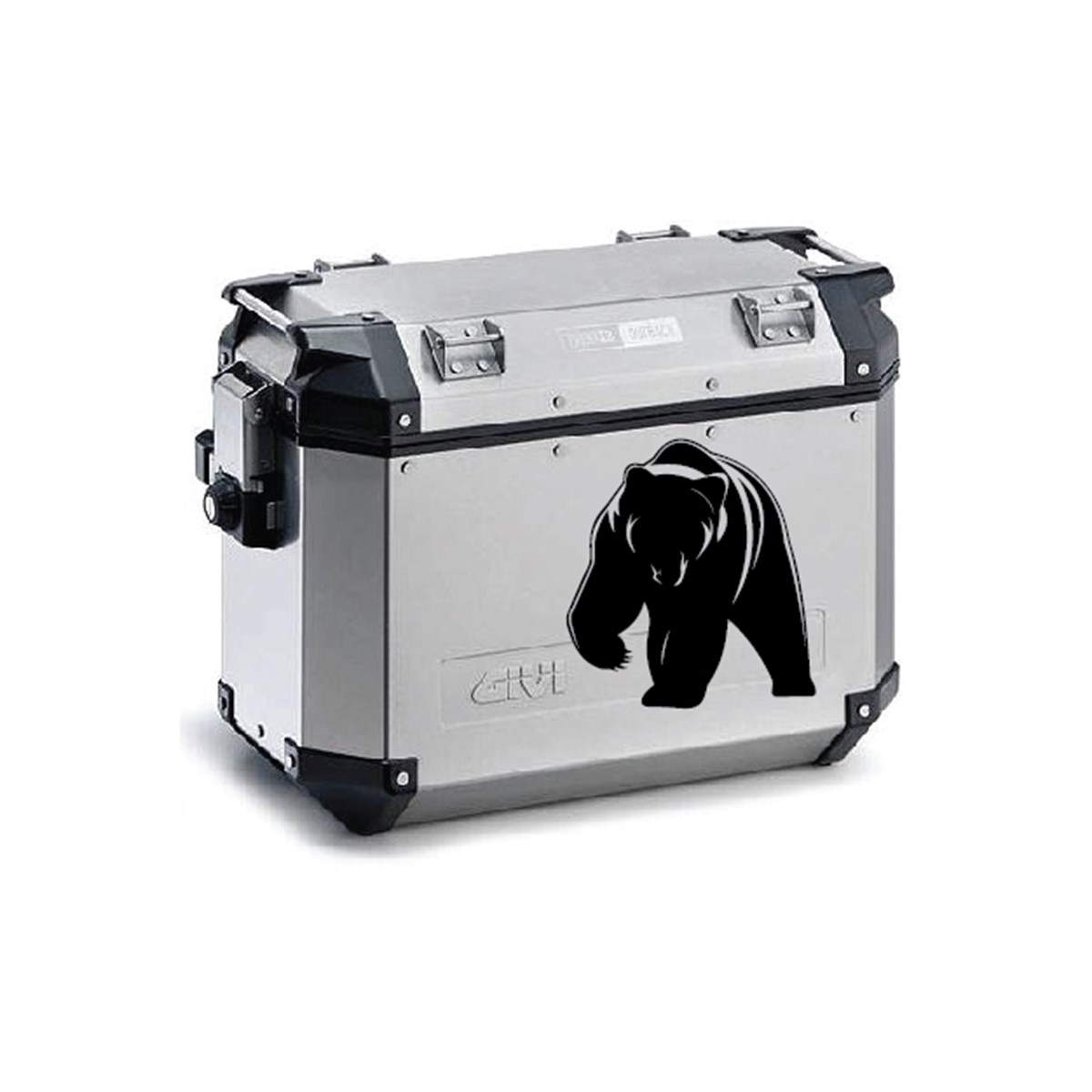 Givi Çanta Ayı Desenli Sticker Etiket Modeli - 3
