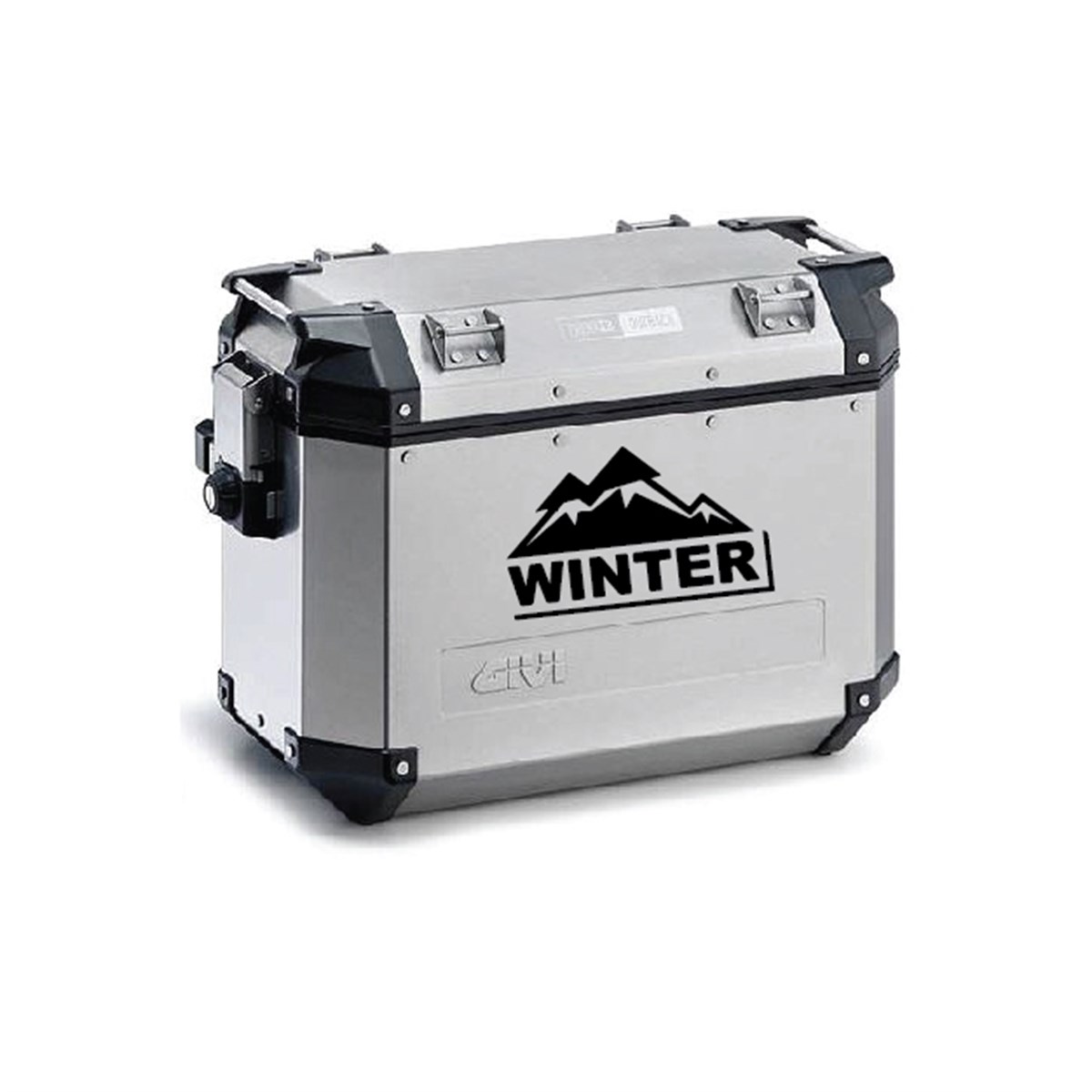 Givi Çanta Winter Desenli Sticker Etiket Modeli 