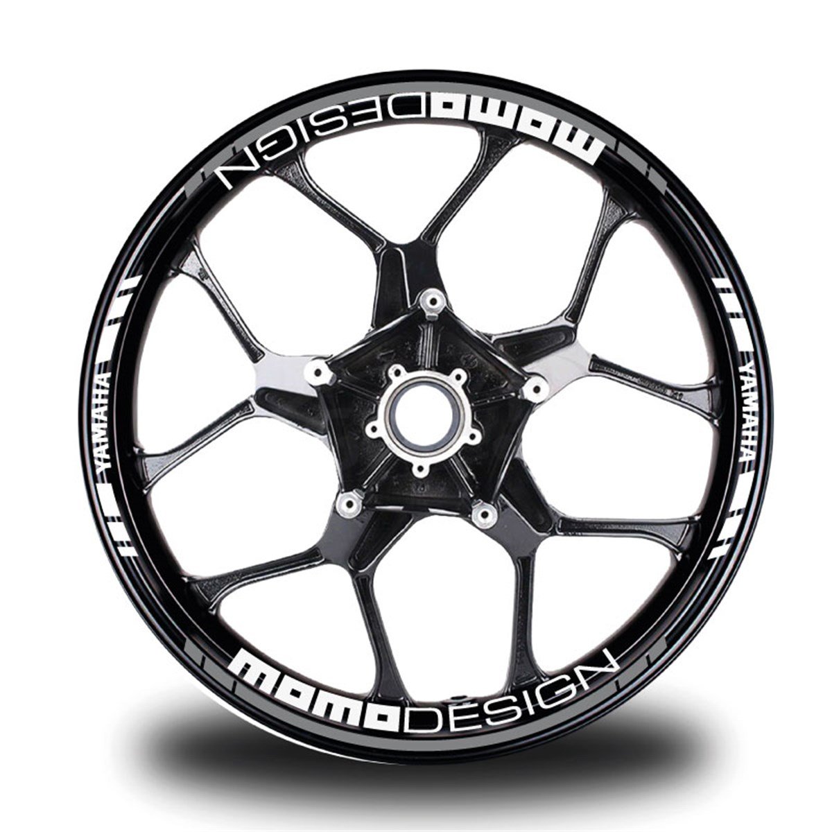 Gri Momodesing Takım Jant Sticker Etiket