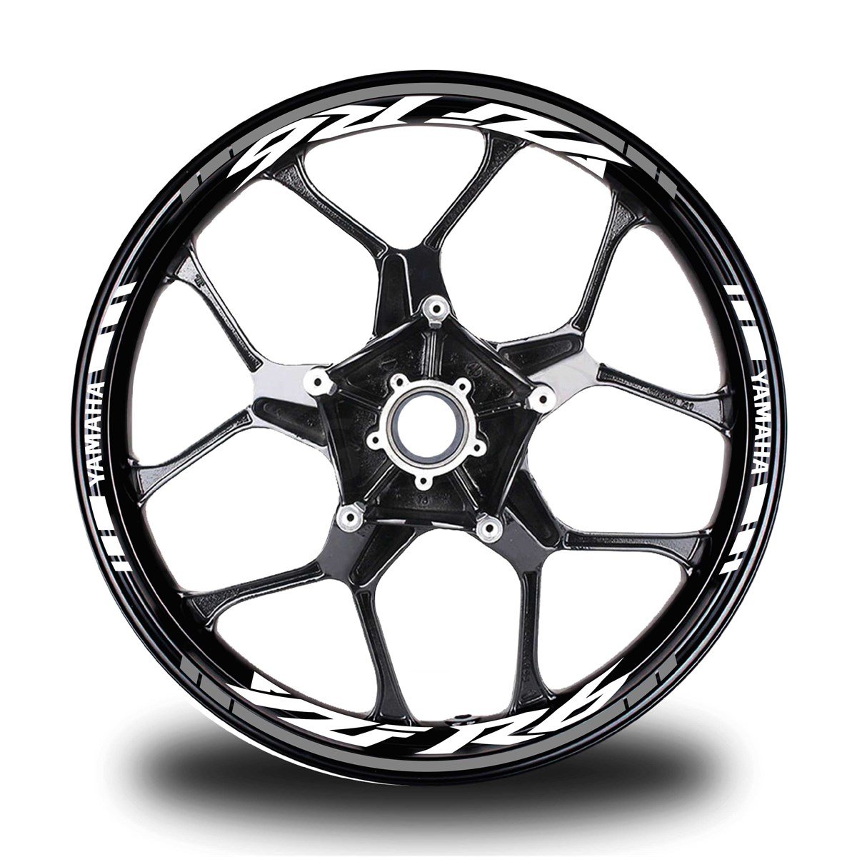 Gri Yamaha R6 Takım Jant Sticker Etiket
