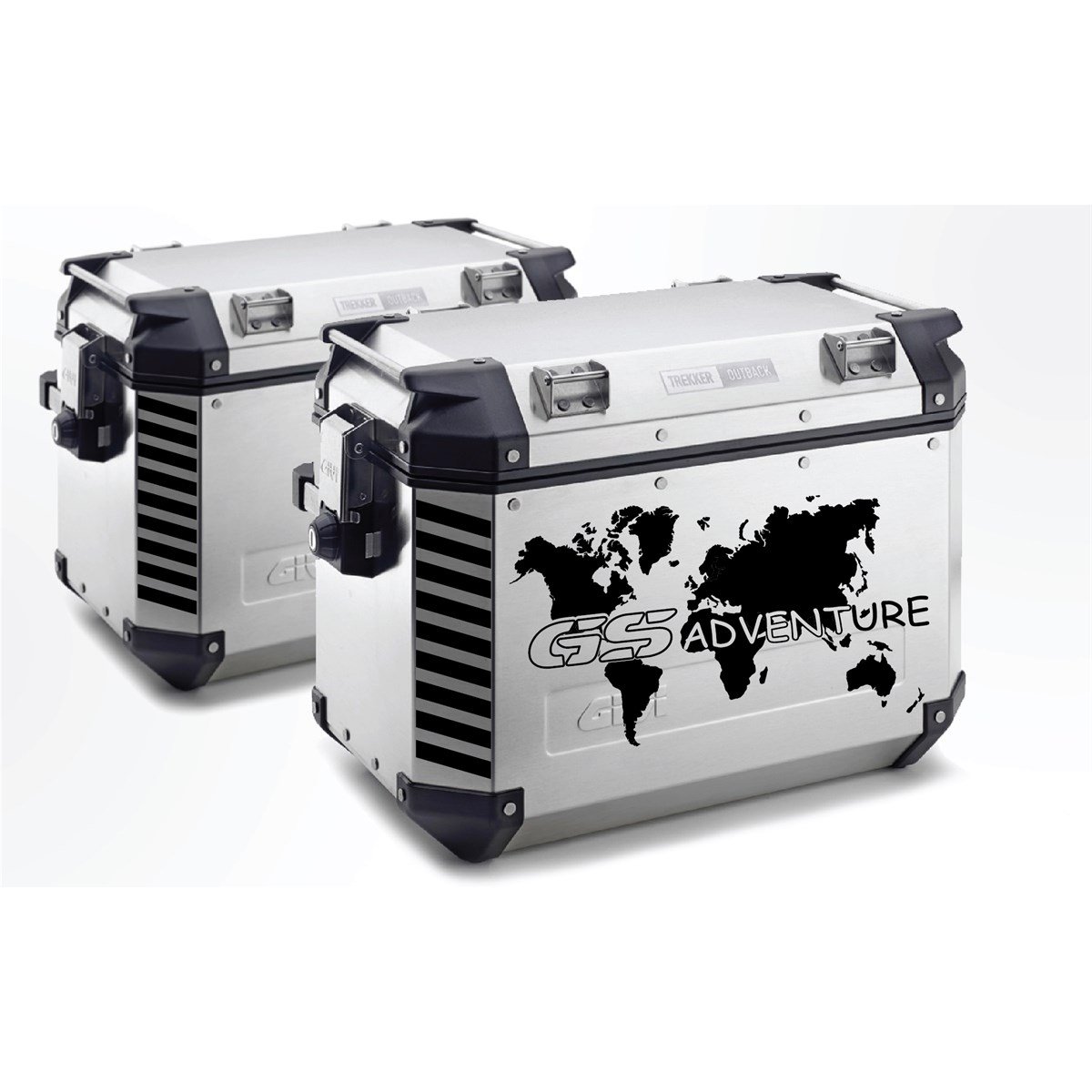 GS Adventure Dünya Haritası Sticker Etiket Modeli