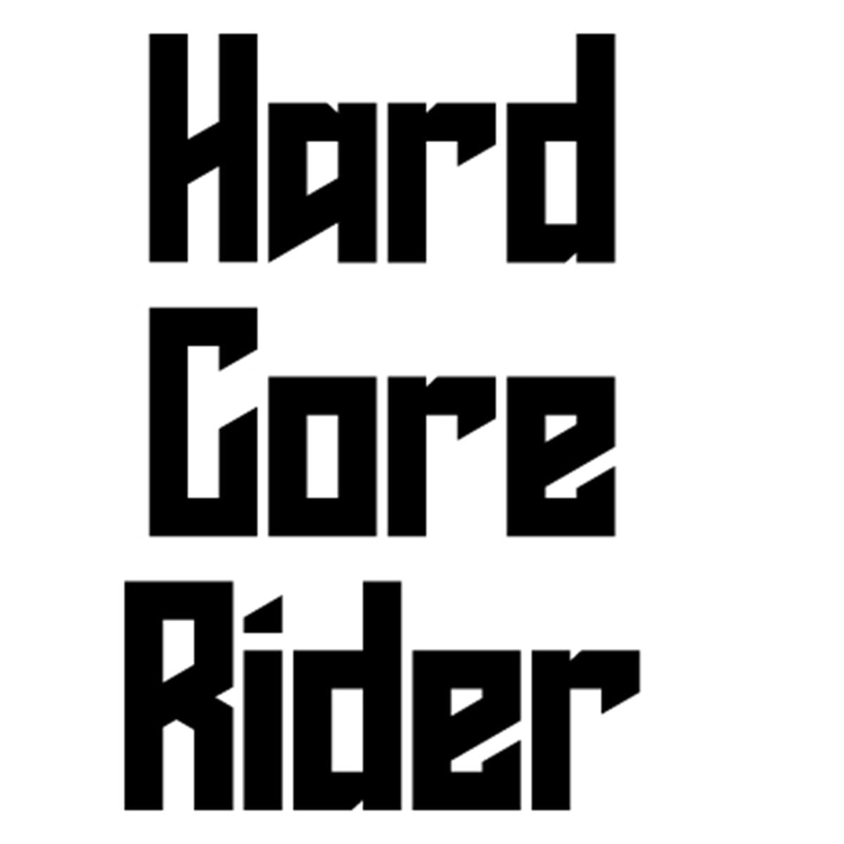 Hard CoreRider Motosiklet Sticker Çamurluk Altı 