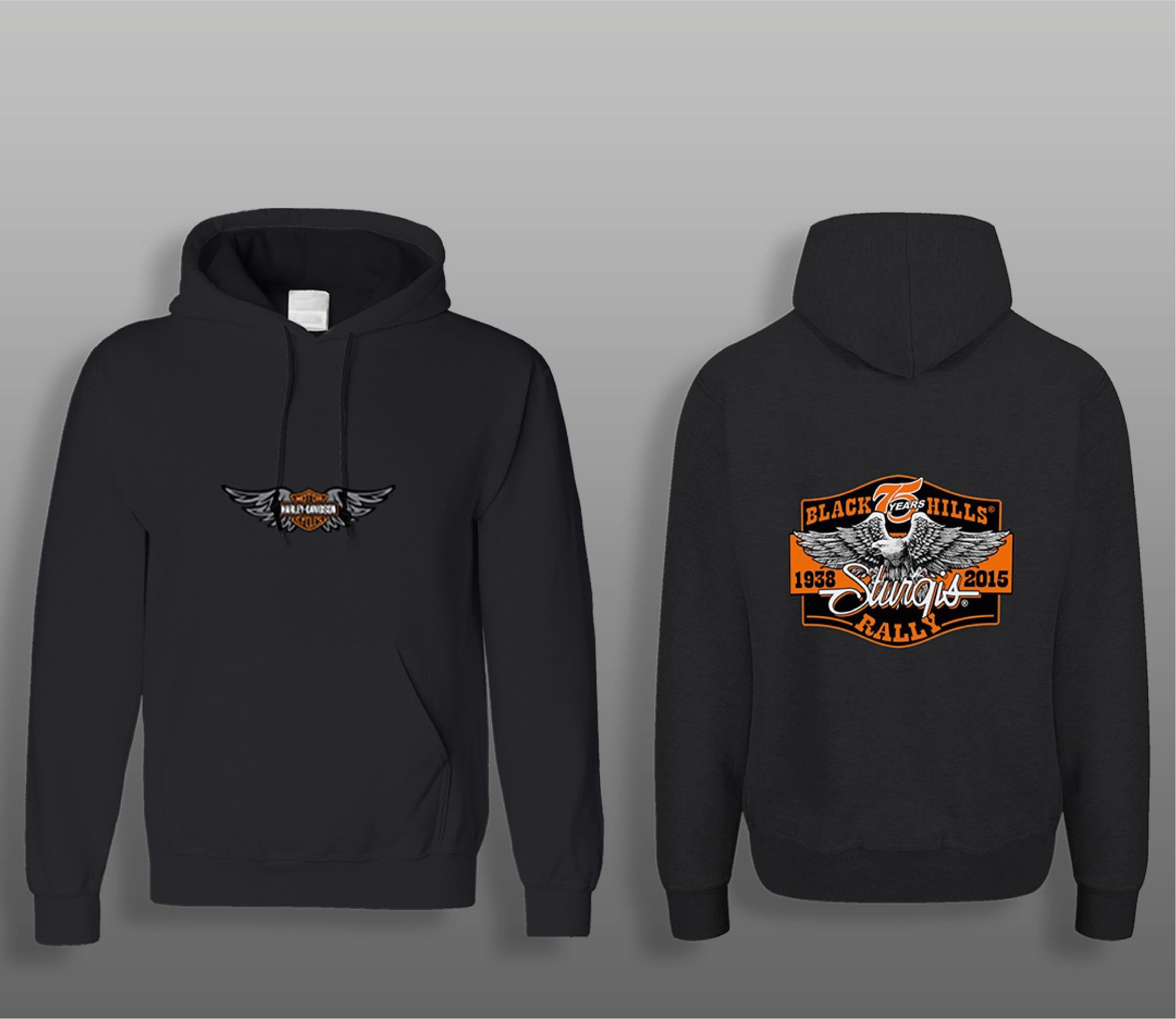 SweatshirtHarley Davidson Hills Motorcu Sweatshirt Modeli Siyah