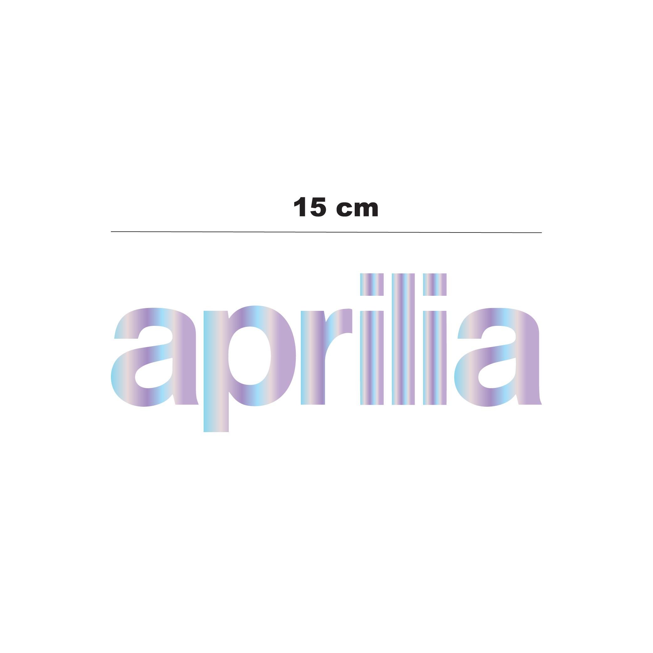 APRILIAHologram 15cm Aprilia Sticker Etiket Modeli