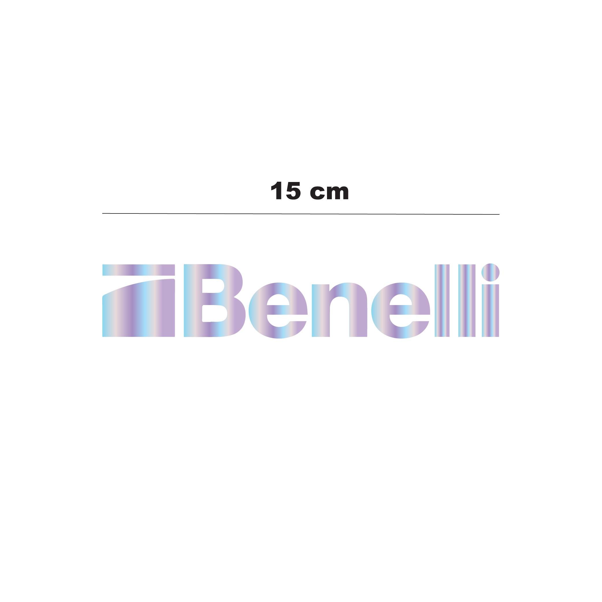 BENELLIHologram 15cm Benelli Sticker Etiket Modeli