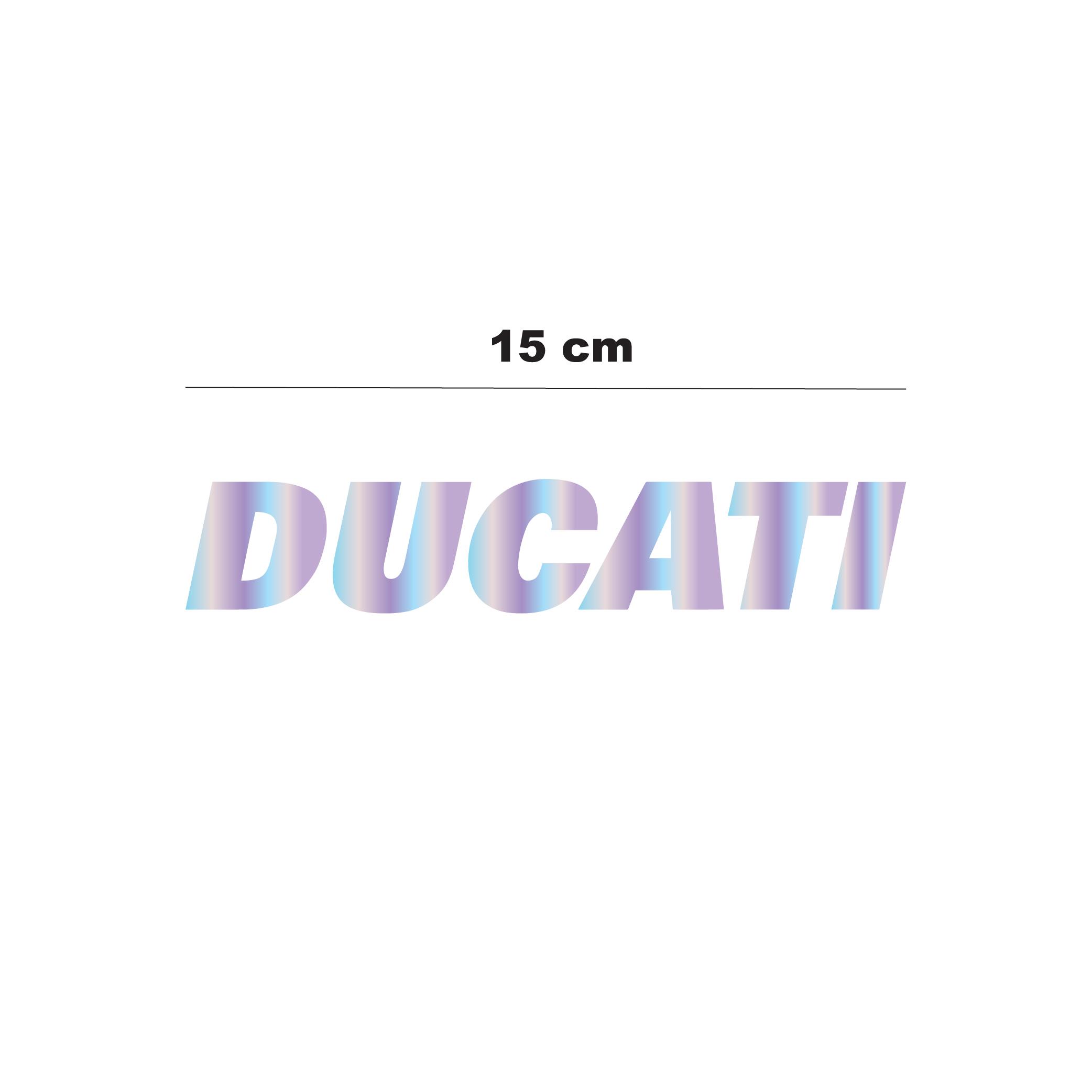 DUCATIHologram 15cm Ducati Sticker Etiket Modeli