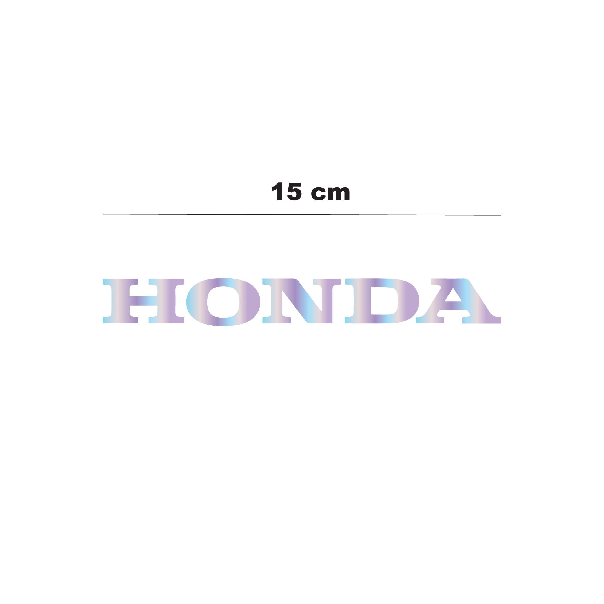 HONDAHologram 15cm Honda Sticker Etiket Modeli