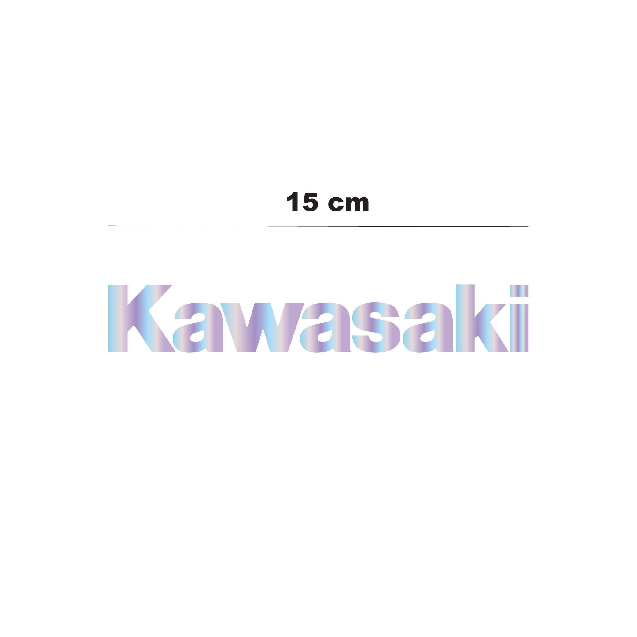 KawasakiHologram 15cm Kawasaki Sticker Etiket Modeli