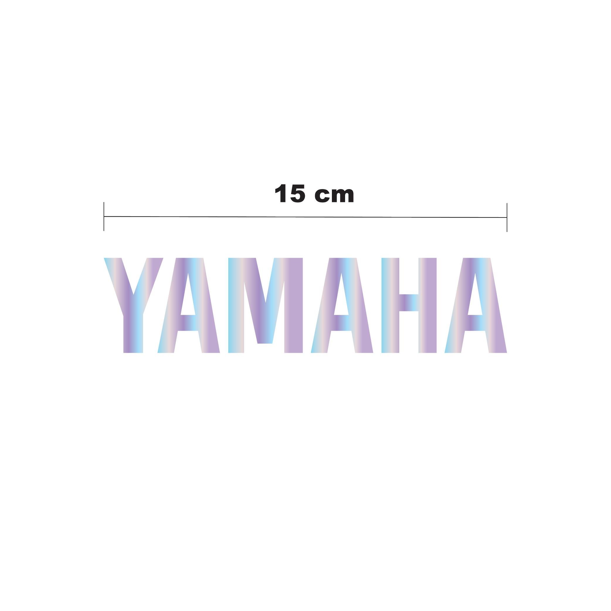 YAMAHAHologram 15cm Yamaha Sticker Etiket Modeli