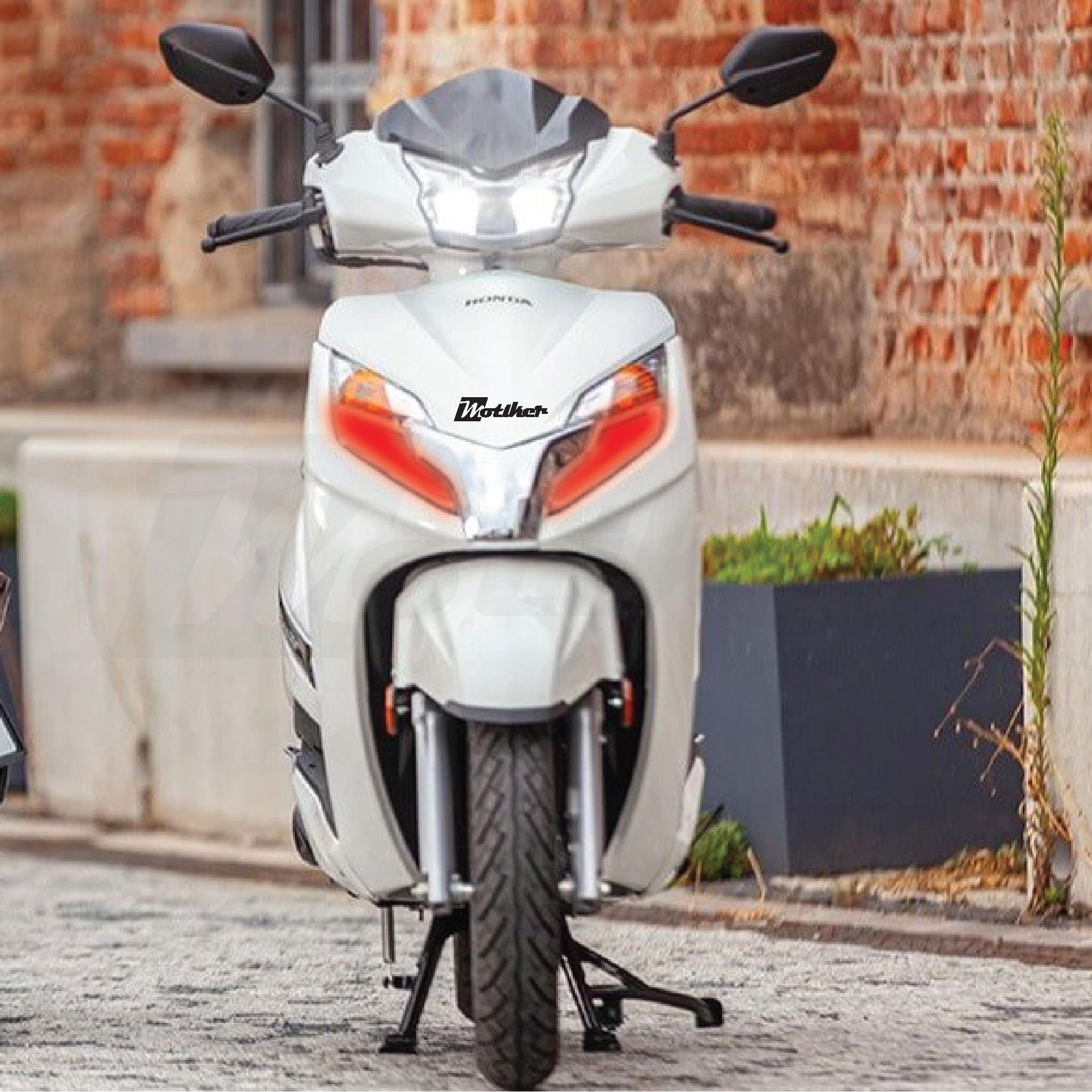 ActiviaHonda Activa Yeni Kasa Far Sticker Kaplama Renkli Kırmızı