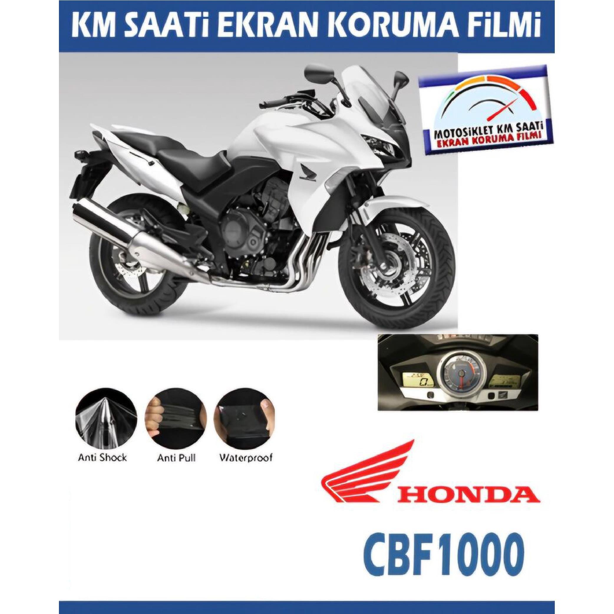 Ekran KorumasıHonda CBF 1000 Motosiklet Ekran Km Koruyucu