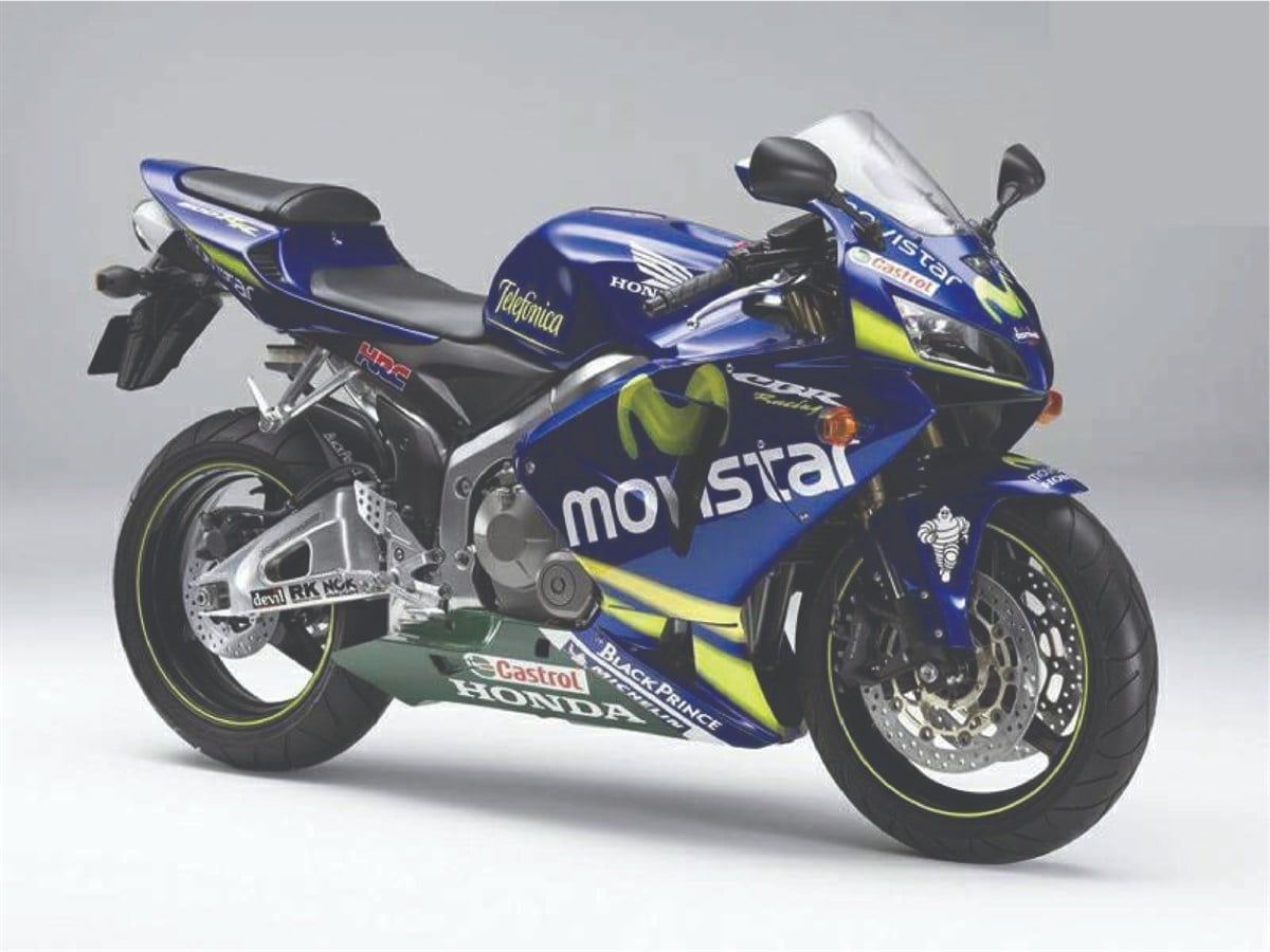 Honda CBR 600RR Movıstar Sticker Etiket Modeli