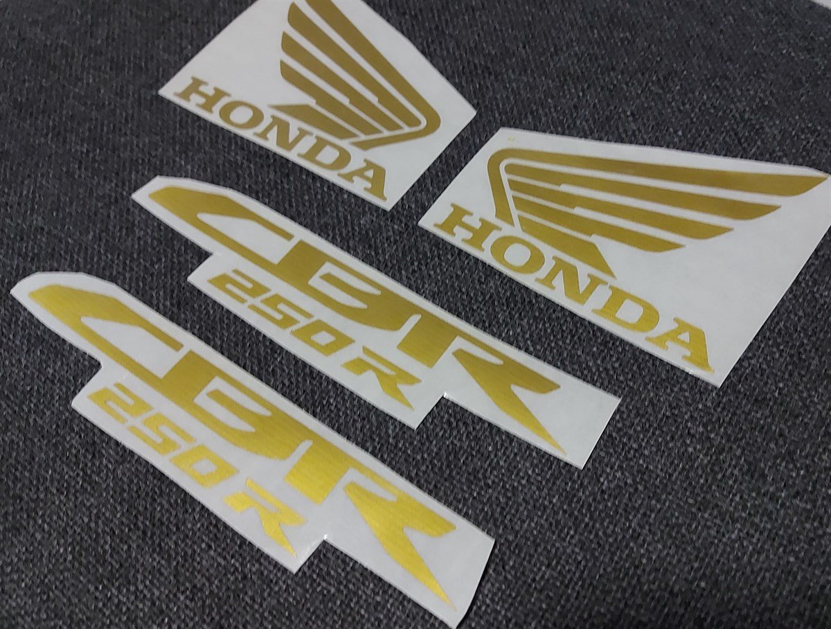 Honda CBR250R Gold Altın Sticker Etiket Takım 