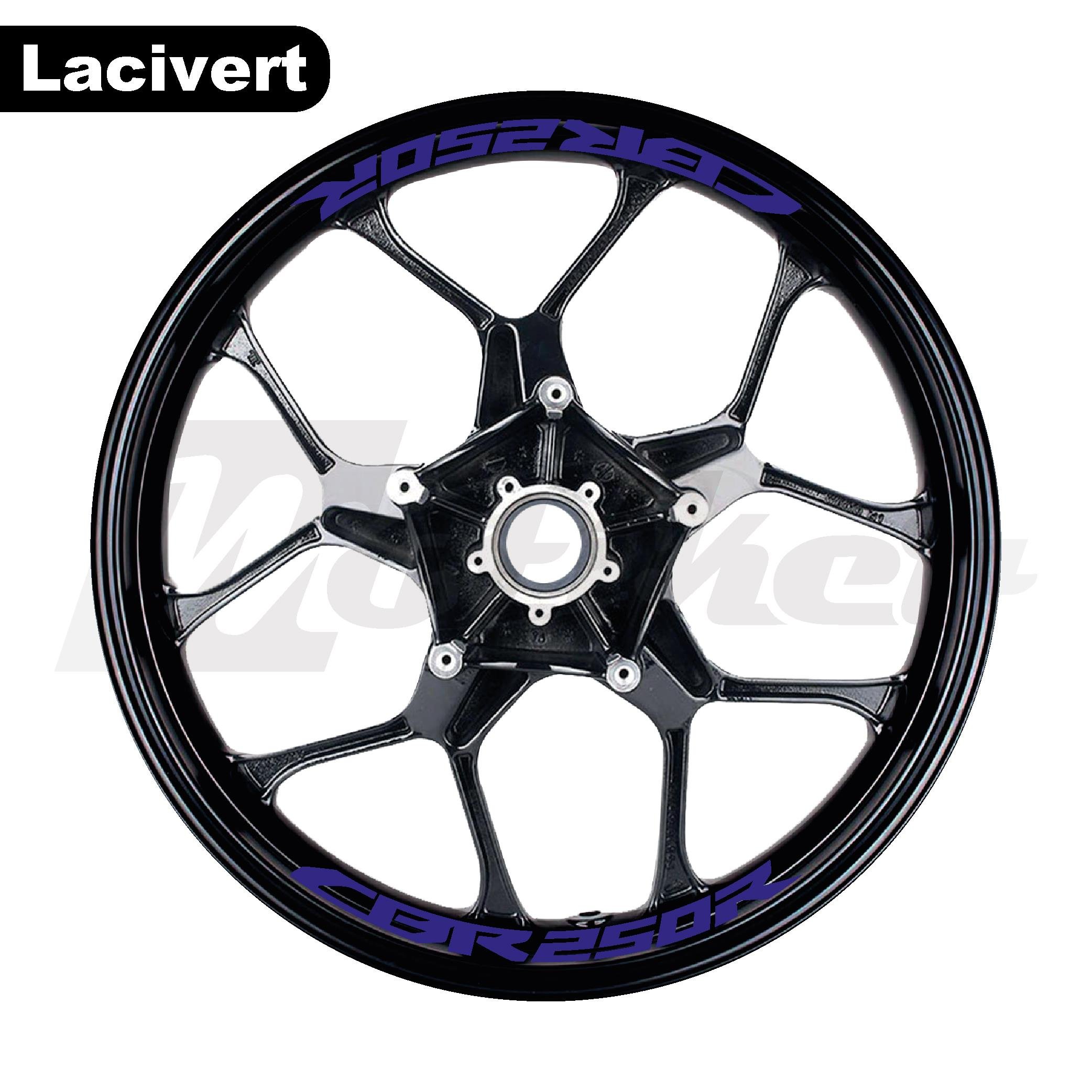 CBR250RHonda CBR250R Jant İçi Sticker Etiket Modeli Lacivert Renk