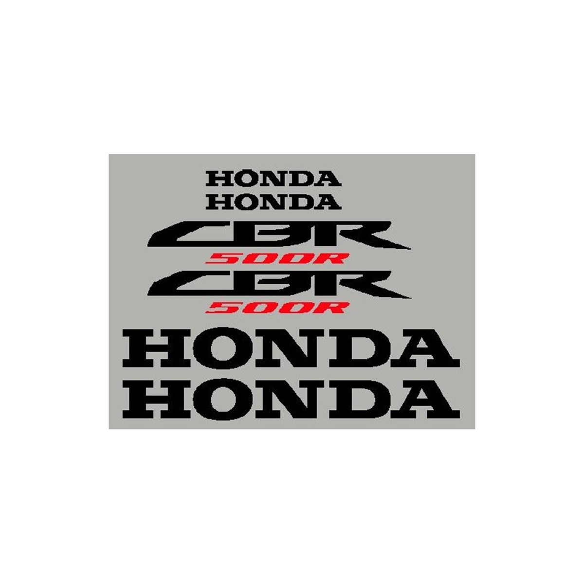 Honda CBR500R Takım Sticker Etiket Modeli