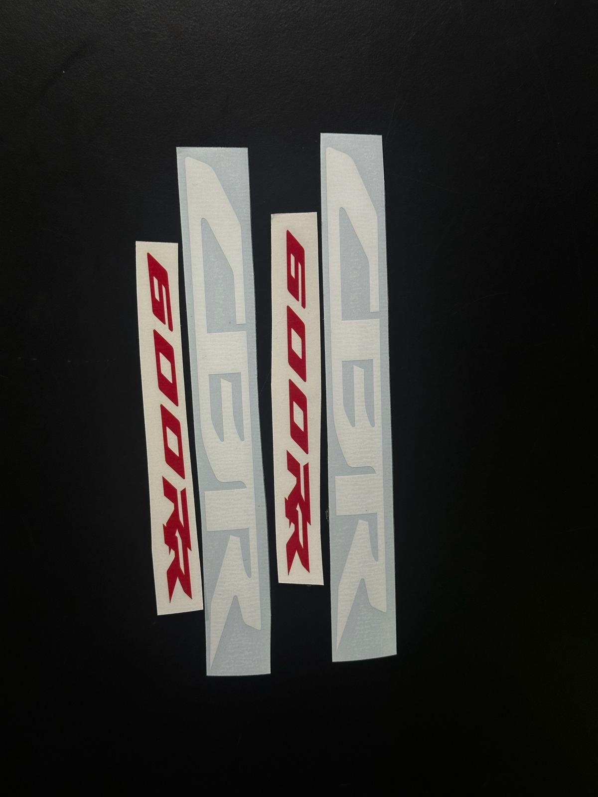 CBR600RRHonda CBR600RR Sticker Orijinal Tasarım Etiket Modeli Yan Grenaj