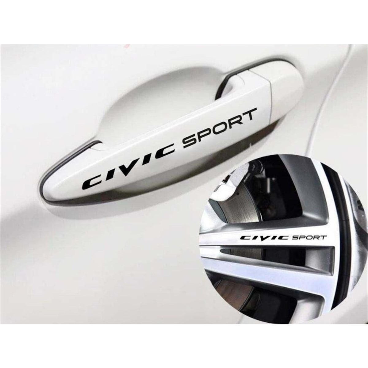 Honda Civic Kapı Kolu Sport Detaylı Sticker 