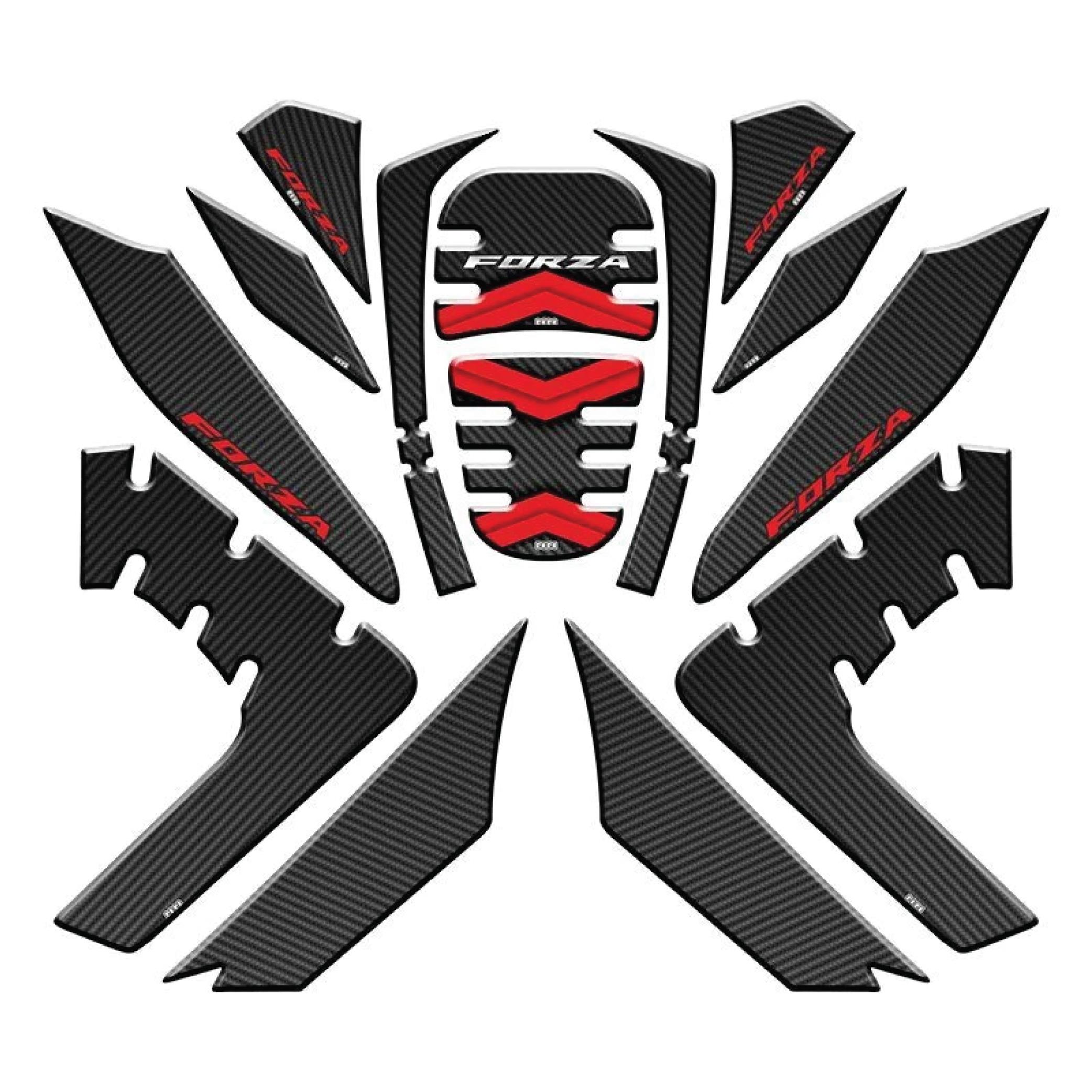 HONDA FORZA 2021 - 2022 UYUMLU TANK PAD SET 009
