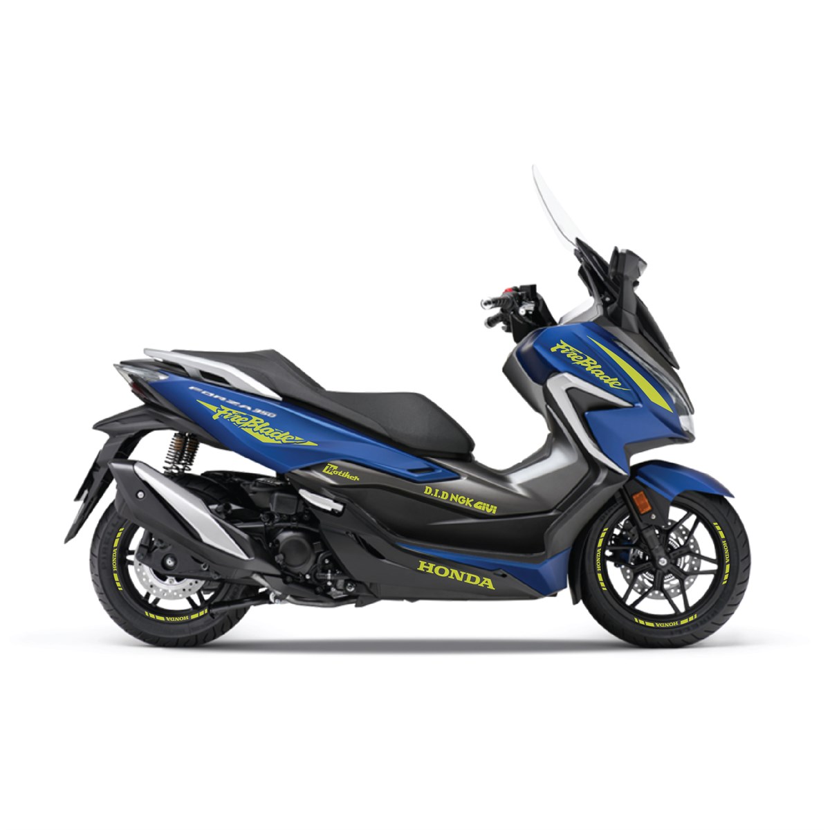 Honda Forza Neon Sarı Takım Sticker Etiket Modeli