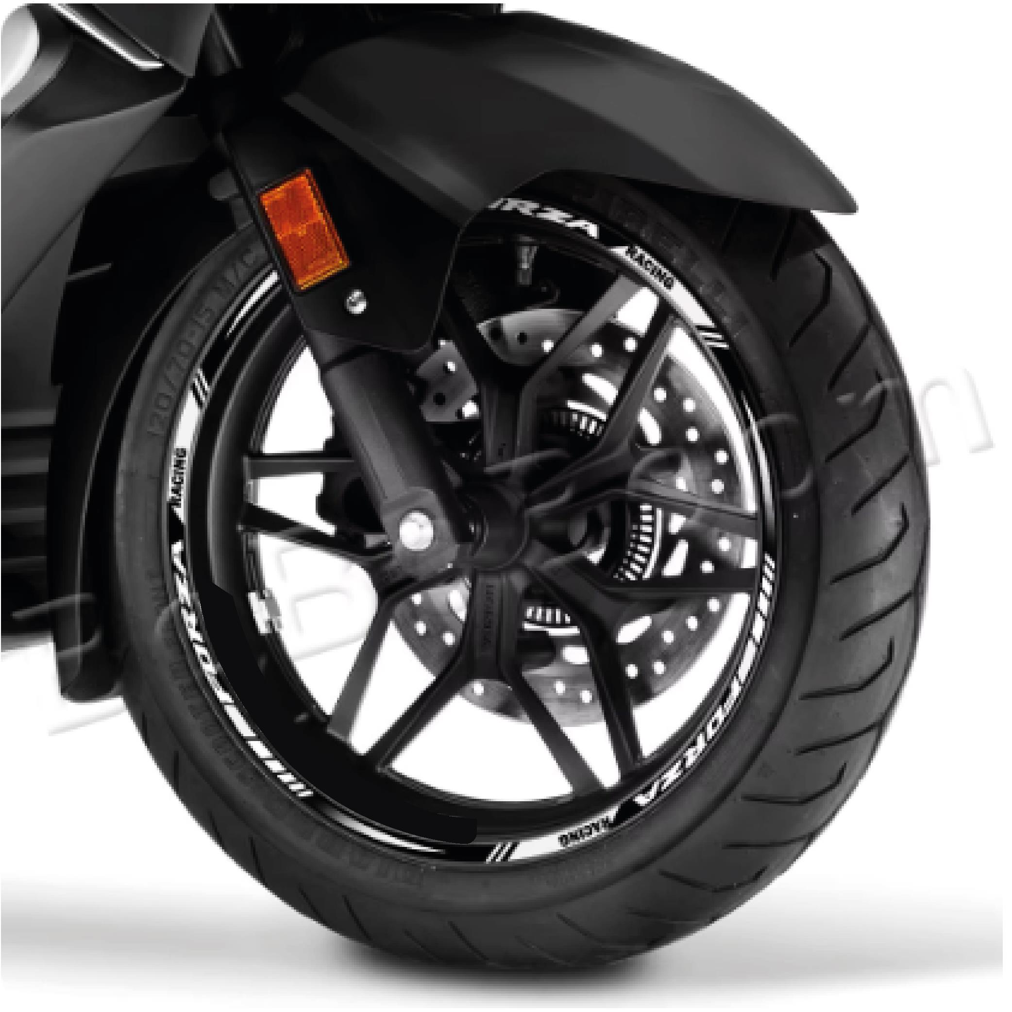 FORZAHONDA FORZA Sticker Jant Dışı Şerit Baskılı Beyaz