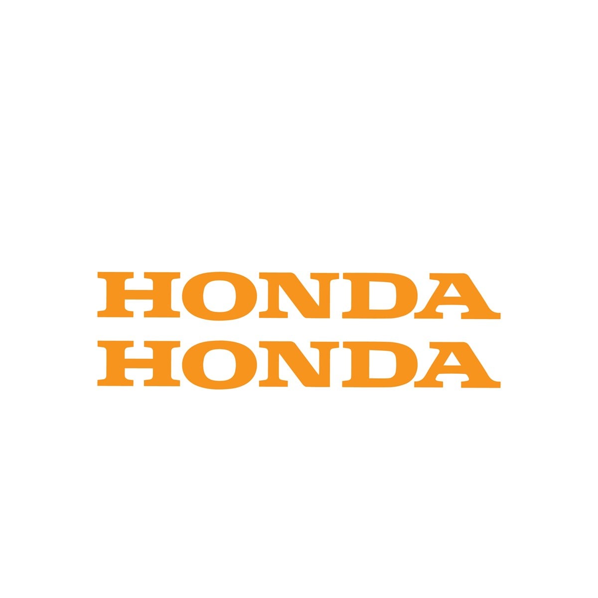 Honda Forza Turuncu Alt Sakal Sticker Etiket Modeli