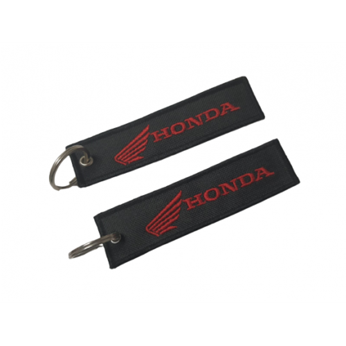 Honda Kırmızı Dikişli Siyah Anahtarlık 