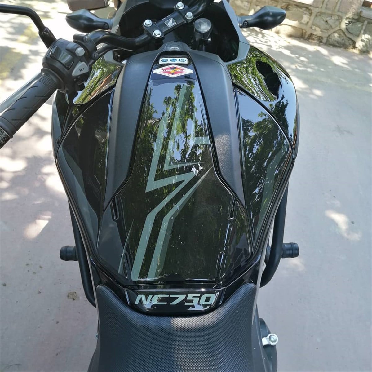 Honda NC 750X Tank Pad Seti Damla Sticker Modeli