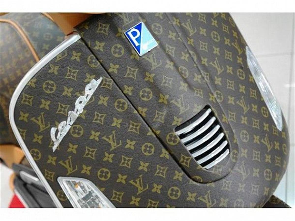 Honda Pcx 125 Louis Vuitton Vespa Sticker Kaplama Modeli