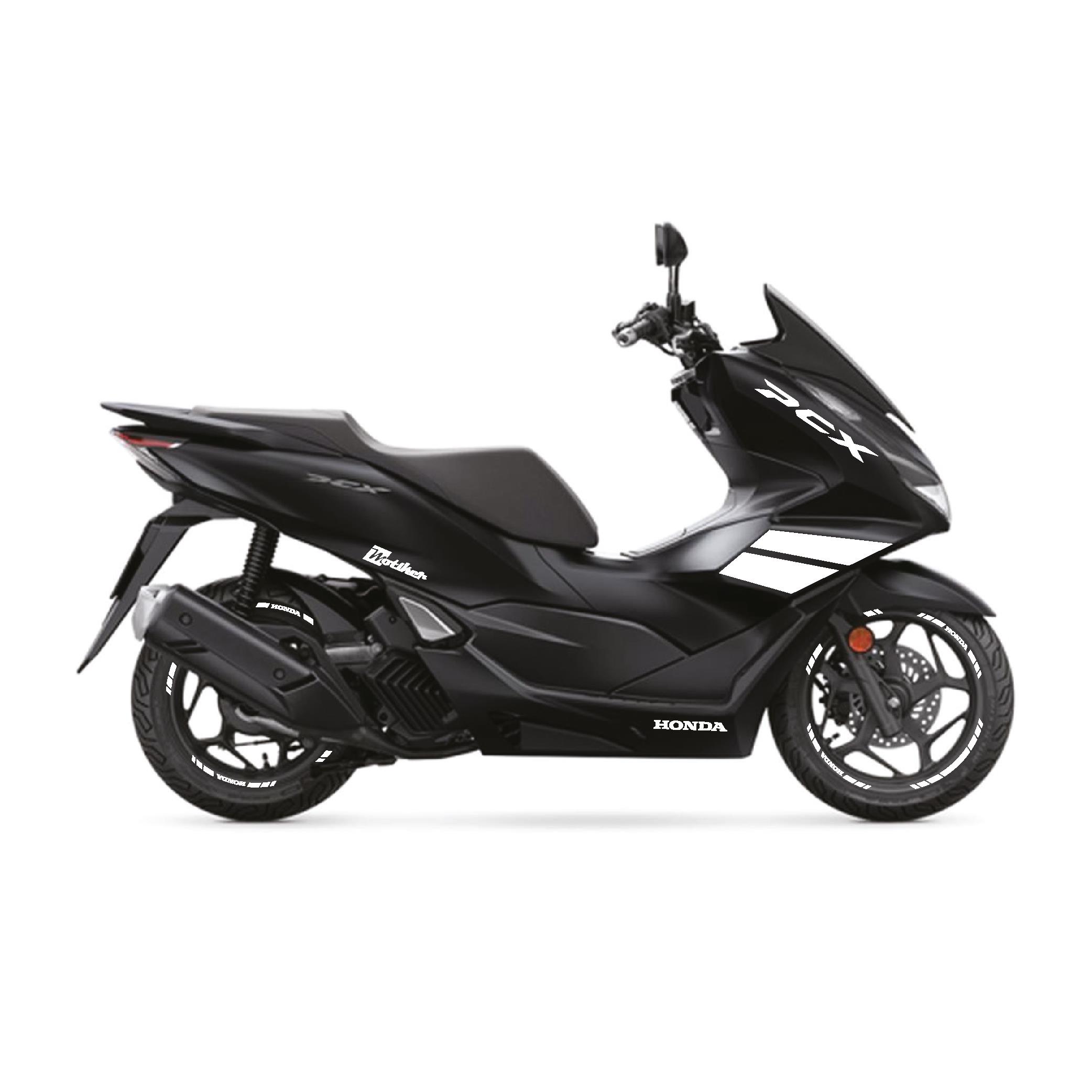 PCXHonda PCX 2021-2024 Beyaz Parçalı Takım Stikcer Etiket Modeli