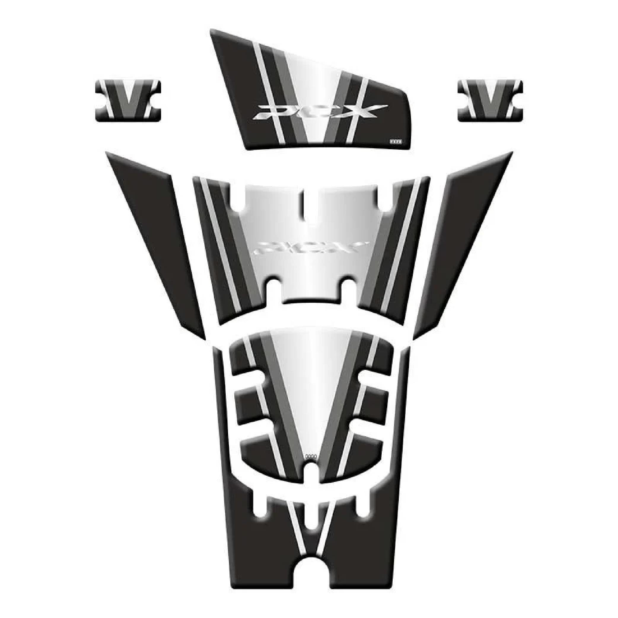 PCXHONDA PCX 2025 UYUMLU GRİ BEYAZ ORTA TANKPAD KORUMA SET