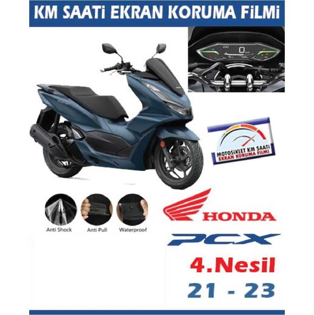 Ekran KorumasıHonda PCX 4.Nesil 2021-2024 Motosiklet Ekran Km Koruyucu