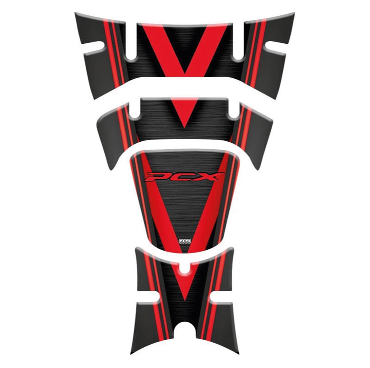 Honda PCX Lined Tank Pad Sticker Etiket Model 