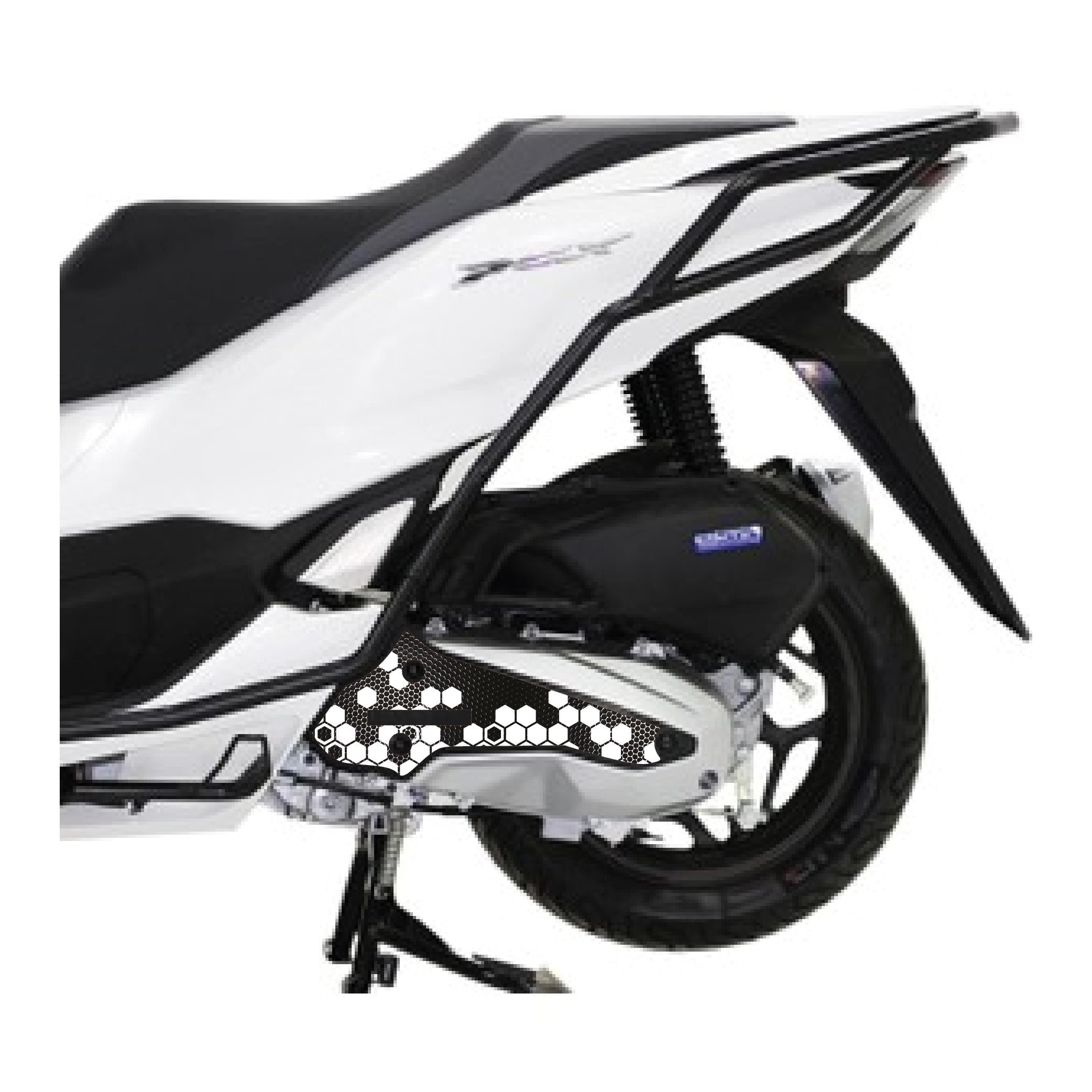PCXHonda Pcx Radyator Kapağı Kaplama Sticker Koruma Etiket Modeli Bal Peteği Beyaz