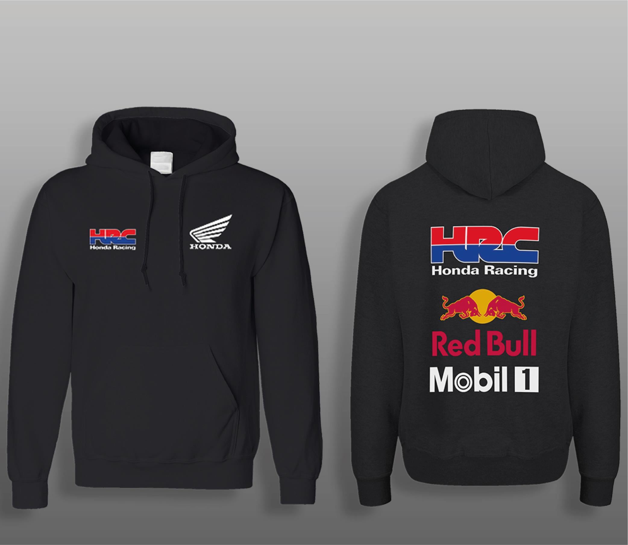 SweatshirtHonda Racing-HRC Motorcu Sweatshirt Modeli Siyah