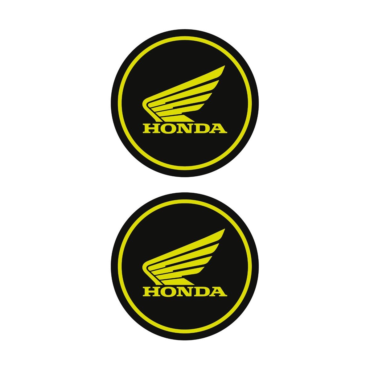 Honda Sarı Koruma Takozu Damla Sticker Modeli