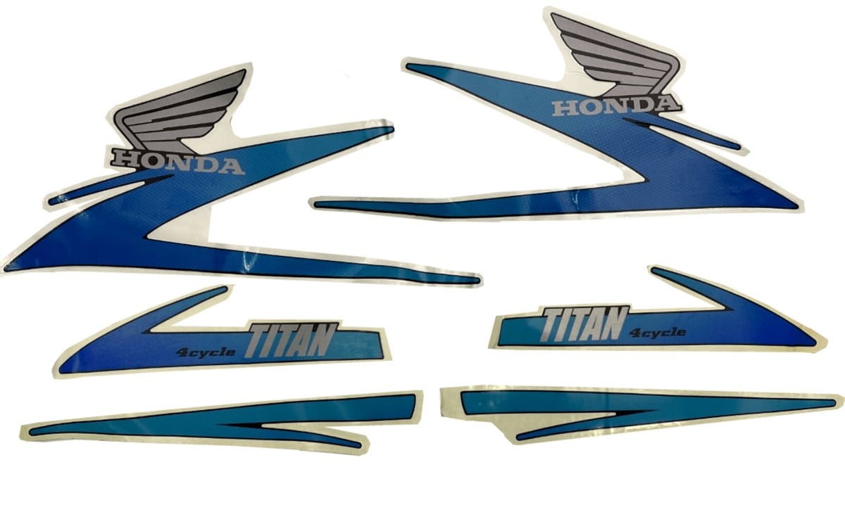 Honda Titan 2000 Siyah Sticker Etiket Takımı