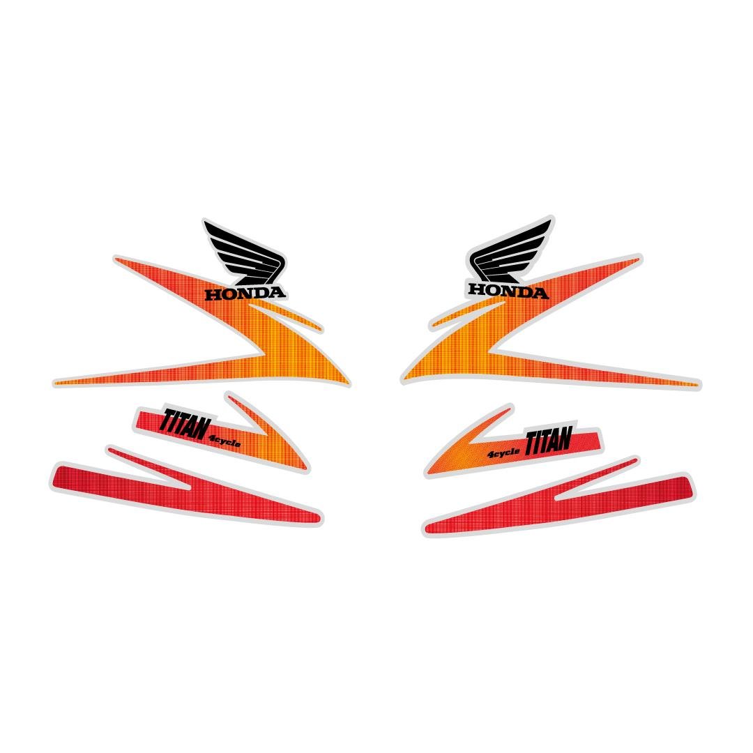 Honda Titan Orijinal Motosiklet Sticker Etiket Modeli
