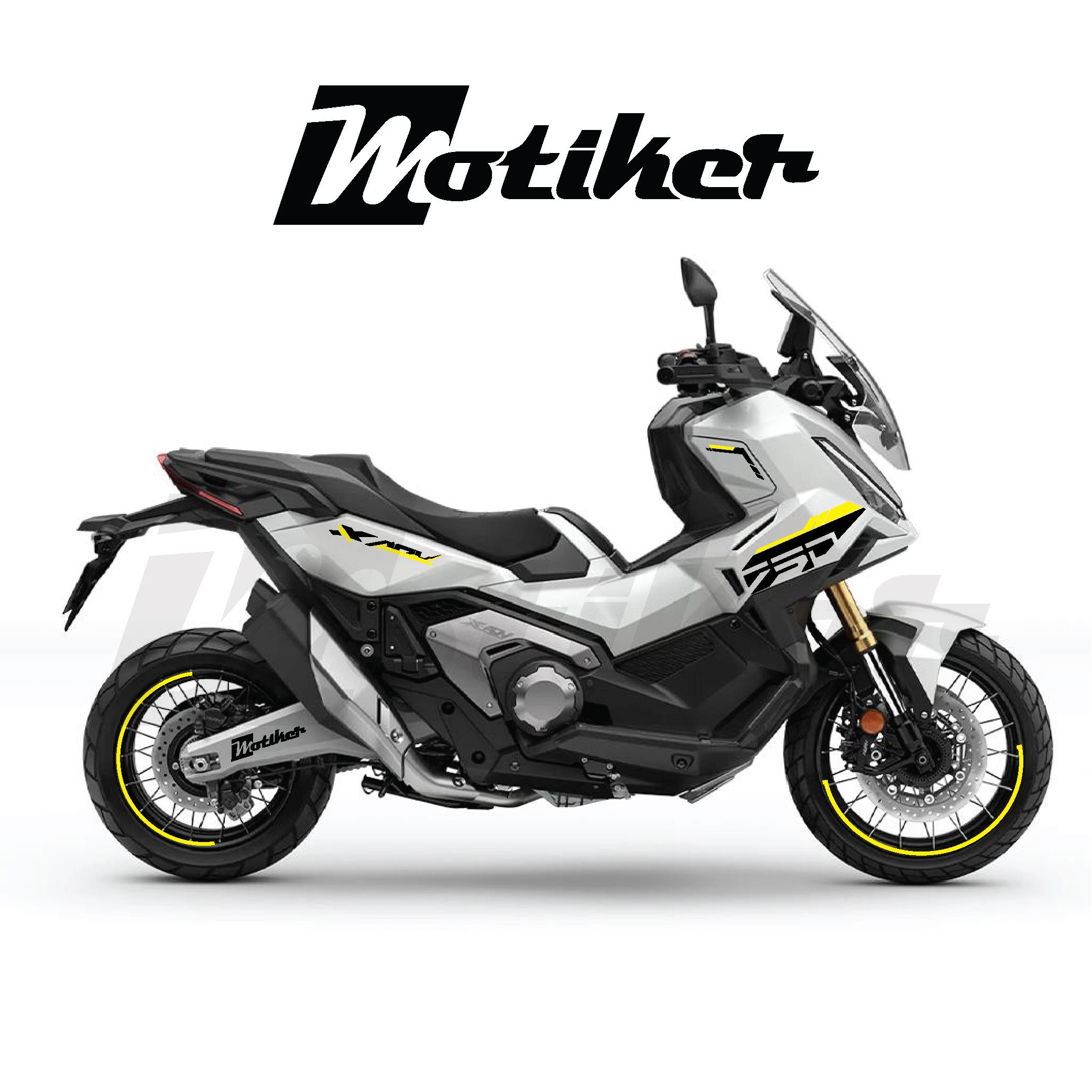 X-ADVHonda X-ADV  Sticker Etiket Modeli  2025 Uyumlu Siyah Sarı