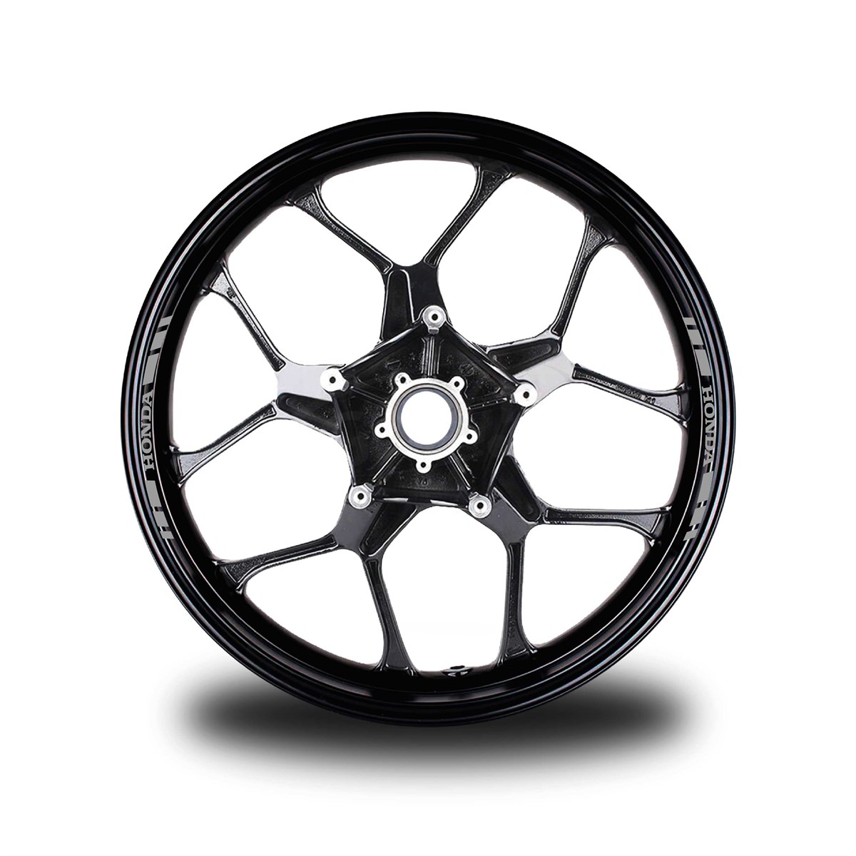 HONDA YAZILI KISA DIŞ ŞERİT 8'Lİ JANT STICKER MODELİ
