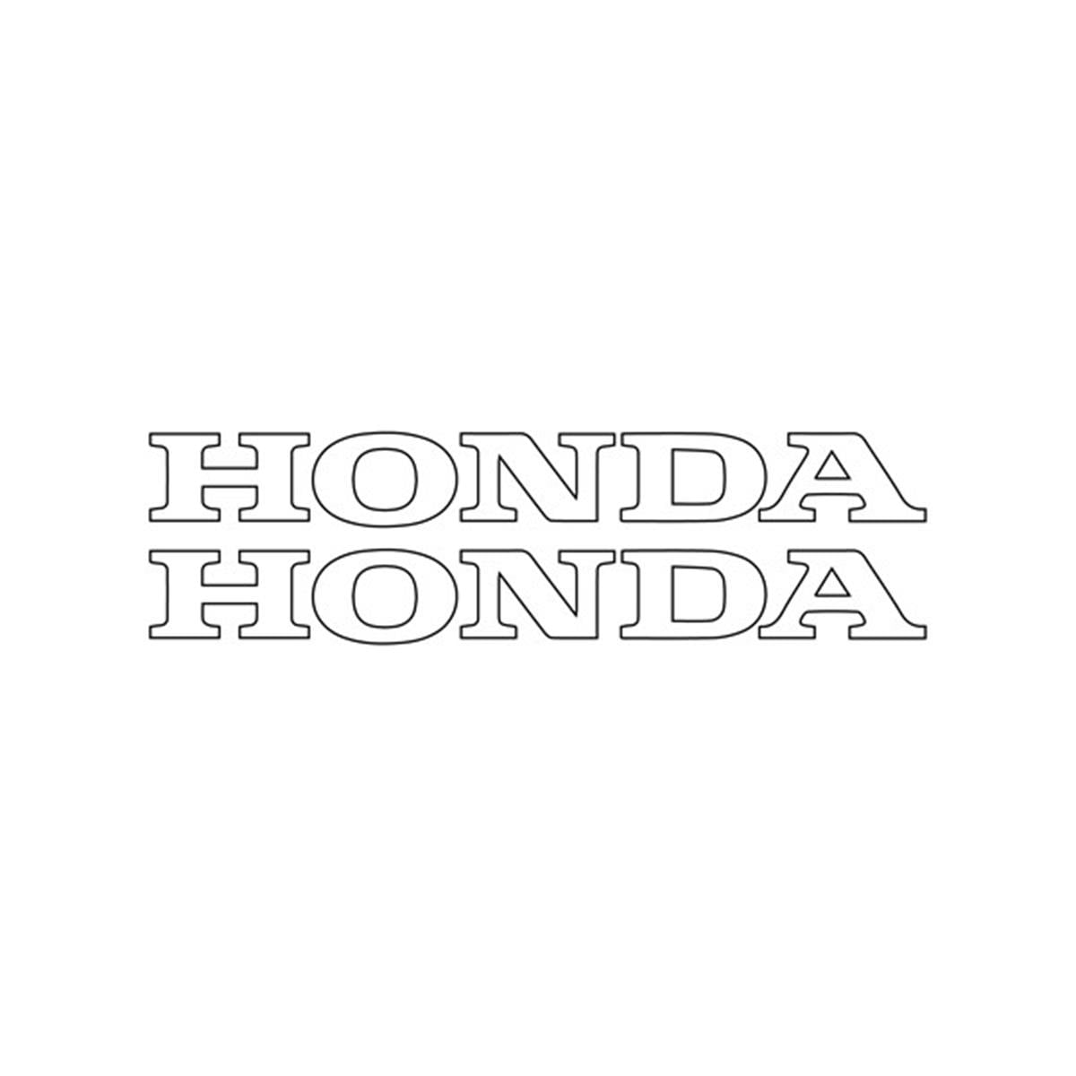 Honda Yazılı Mini Sticker Etiket Modeli