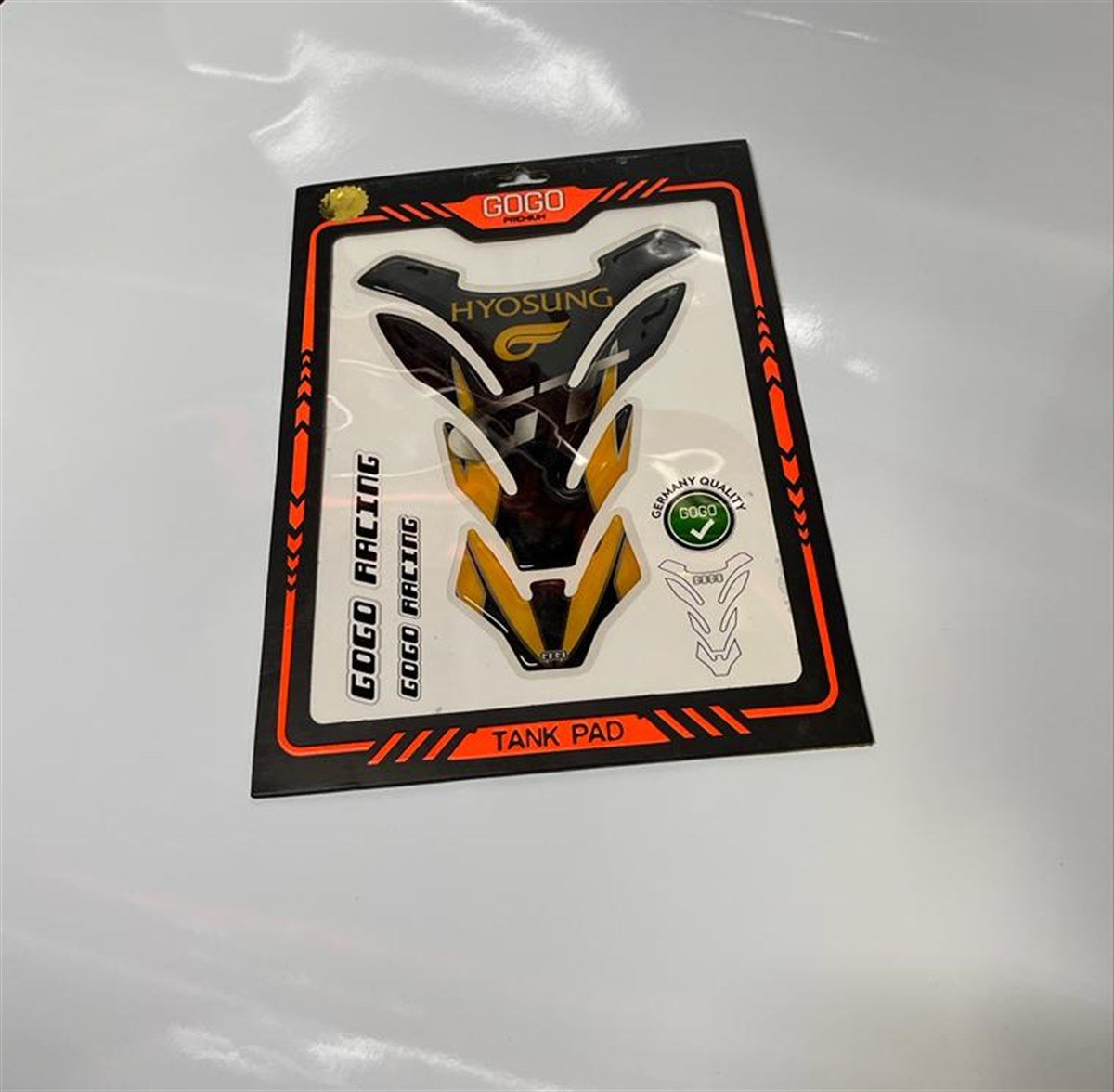 Hyosung Çift Renk Tank Pad Damla Sticker Modeli