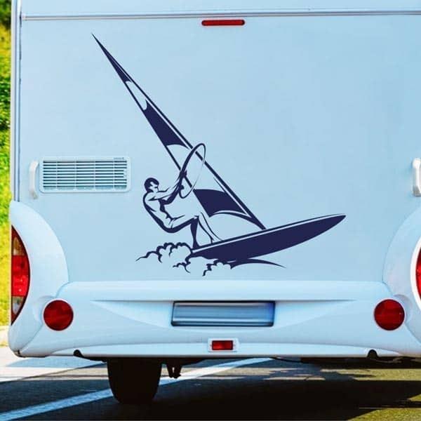 KaravanKaravan Sörfçü Sticker Etiket