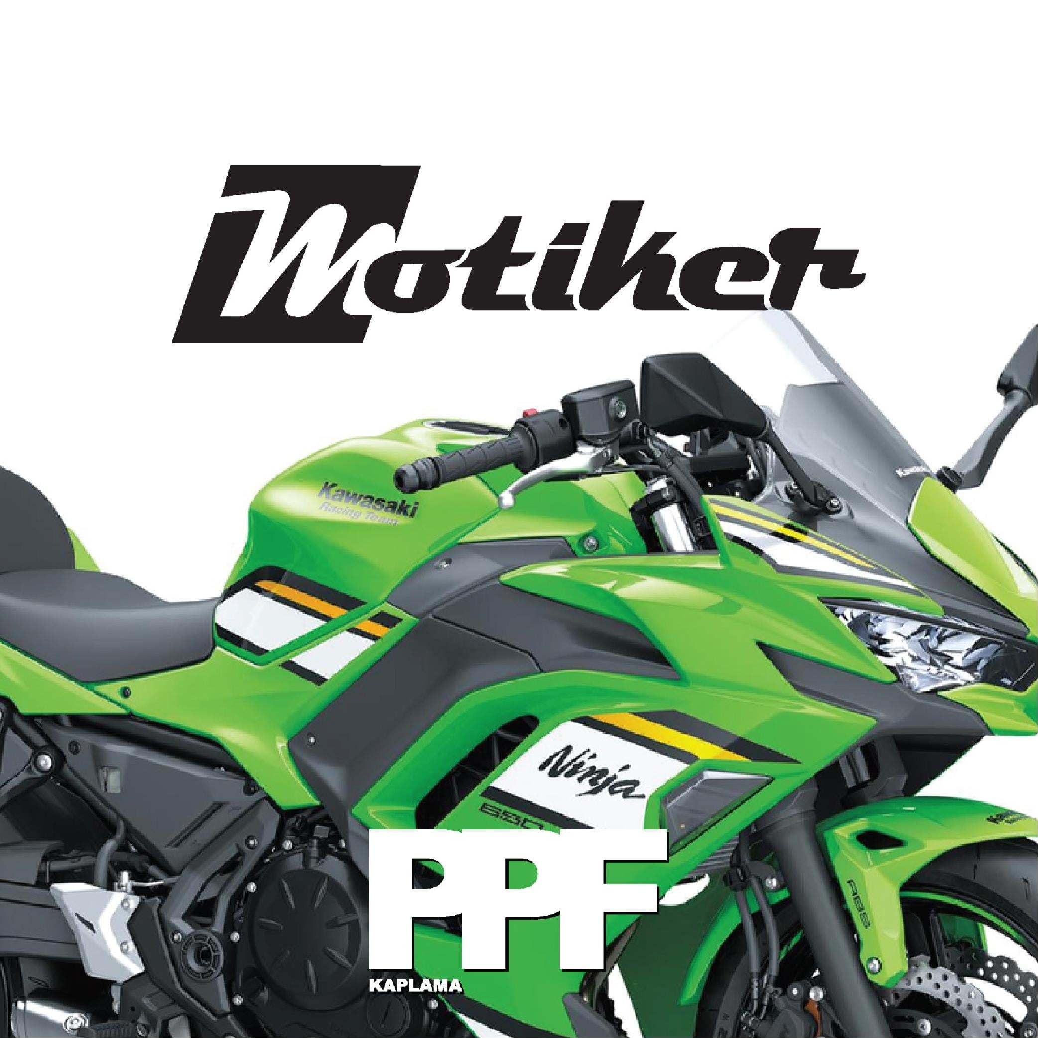 Seffaf Motosiklet KaplamasiKawasaki Motosiklet PPF Kaplama 