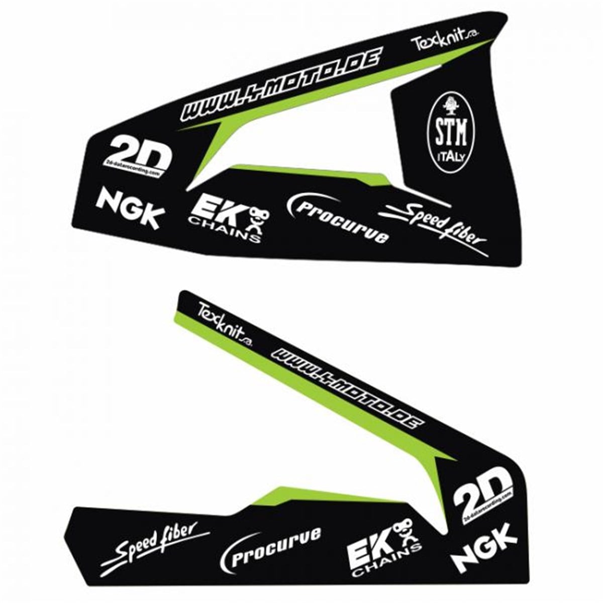 Kawasaki ZX10 R Arka Maşa Sticker Etiket Modeli