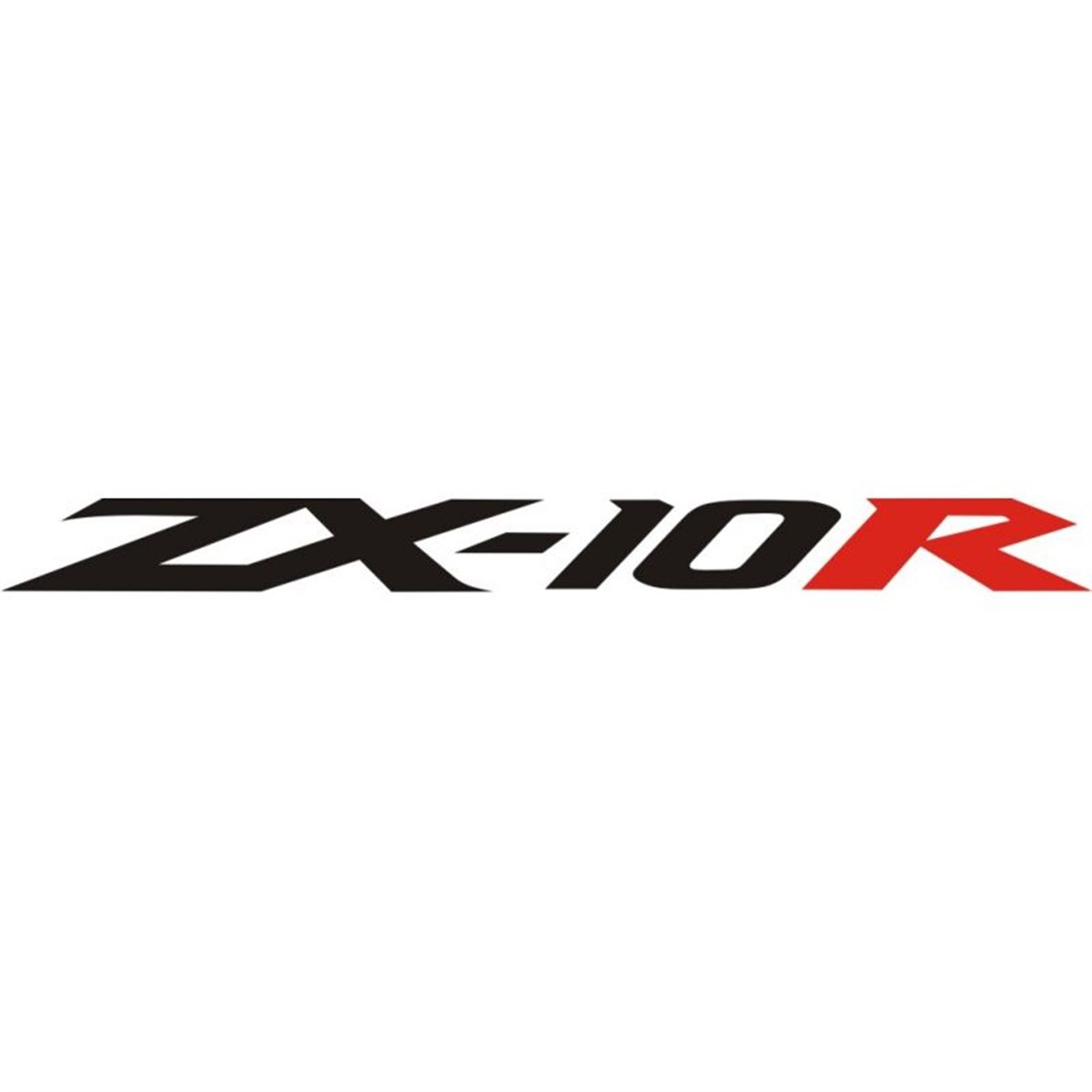 Kawasaki ZX10 R Çift Renk Sticker Etiket Modeli